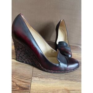 Bruno Magli Italian Brown Wedges
